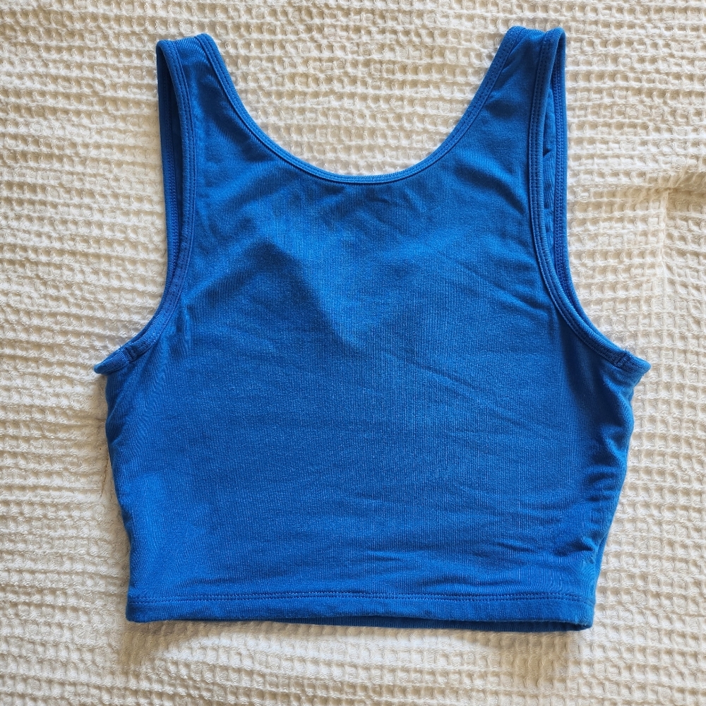 Klassy Network V Cut Brami Crop - Picture 2 of 2